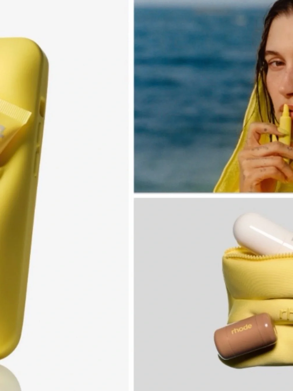 RHODE iPhone 14 Pro Lemontini Phone Case for Rhode Lip Gloss